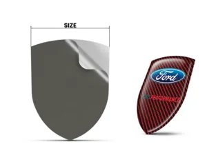 Ford Selbstklebende Sticker Glänzende Edition Edle Domes